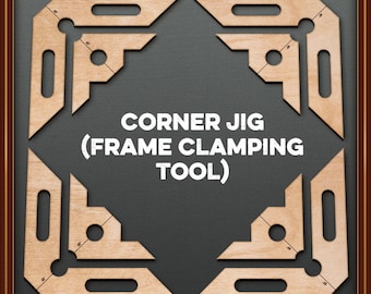 Frame Corner Clamping Jig SVG - Laser Cut Assembly Tool