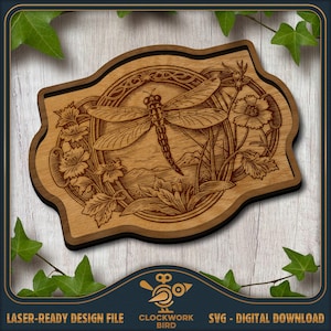 Trinket Tray SVG: Dragonfly Beading and Jewelry Dish (Digital File)
