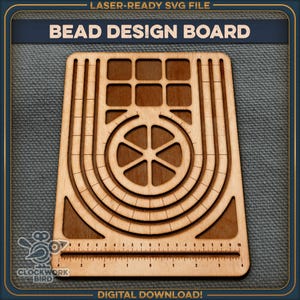 Beading Tray SVG File: Digital Design Board - Necklace and Bracelet
