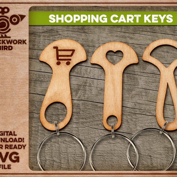 Shopping Cart Key Etsy