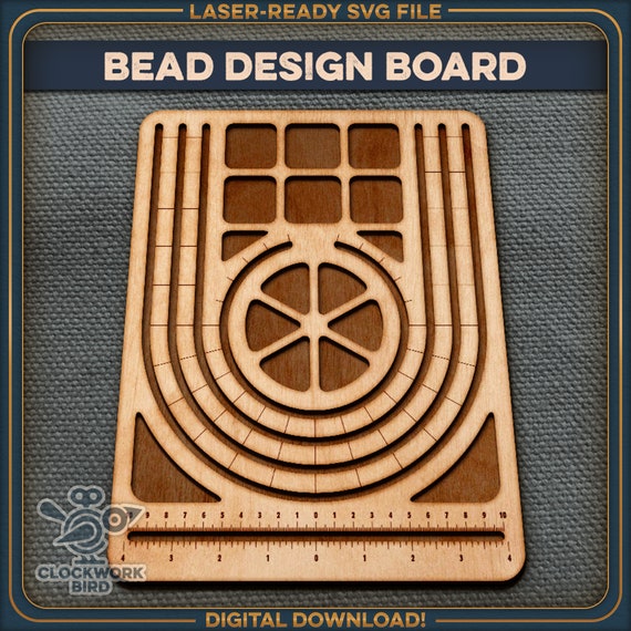 Bead Design Board, Beading Tray Unique Laser Cut File 