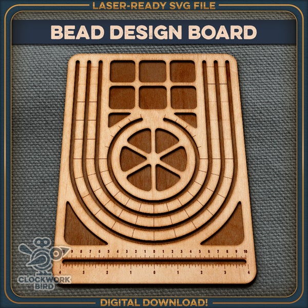 Bead design board, beading tray - Unique laser cut file