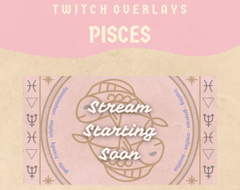 PISCES - Twitch Overlay (Zodiac Series)