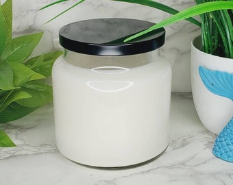 Grapefruit + Mint Soy Candle, Grapefruit, Lavender, Mint and Vanilla Scented Candle, Spa Candle, Relaxation Candle, Fresh Spring Candle