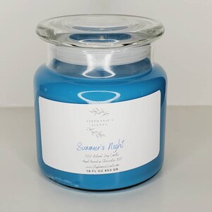 Summer&#39;s Night Soy Candle, scented soy candle, summer candle, Soy wax melts, scented soy wax melts