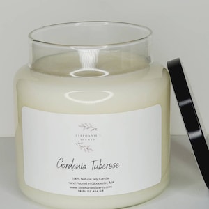 Gardenia Tuberose Soy Candle, Scented Candles, Scented Soy Candle, Soy Candles Handmade, Soy Candle wax, Candles, Scented Wax, Candle Jar
