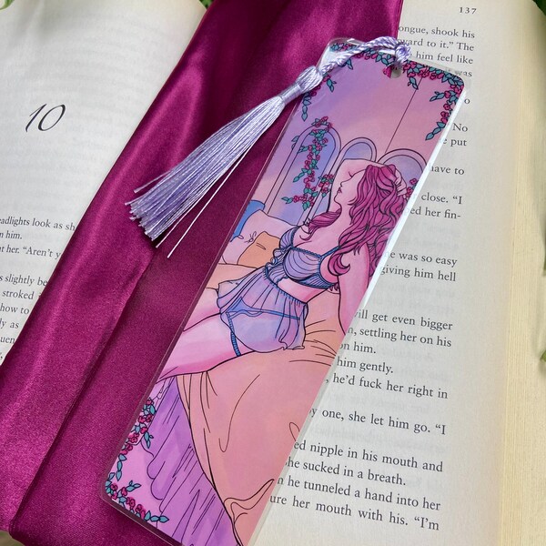 Romance Reader, Boudoir Bookmark | Gift for Book Lover | Booktok