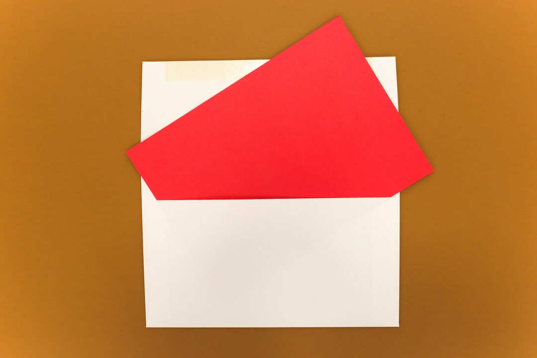 Small Blank Red Cards and Envelopes