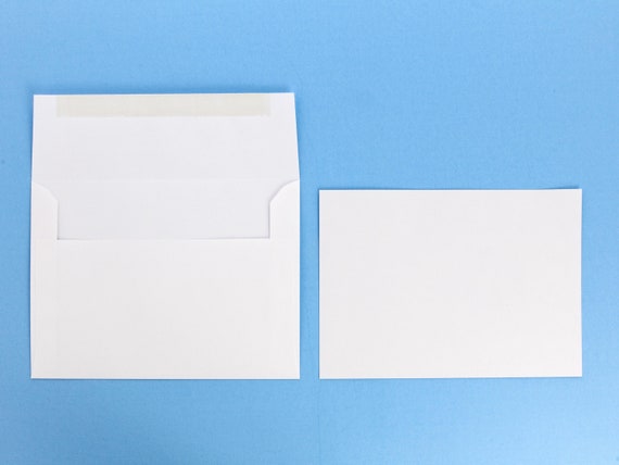 5 X 7 Ultra Smooth White Card Stock With White Envelopes, Bright White  Matte, 100 Lb., Flat, Pack of 24 Card Stock Sheets and 24 Envelopes 