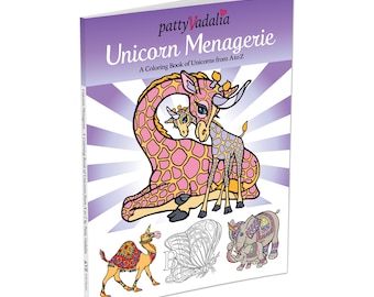 Unicorn Menagerie - A Coloring Book of Unicorns from A to Z!