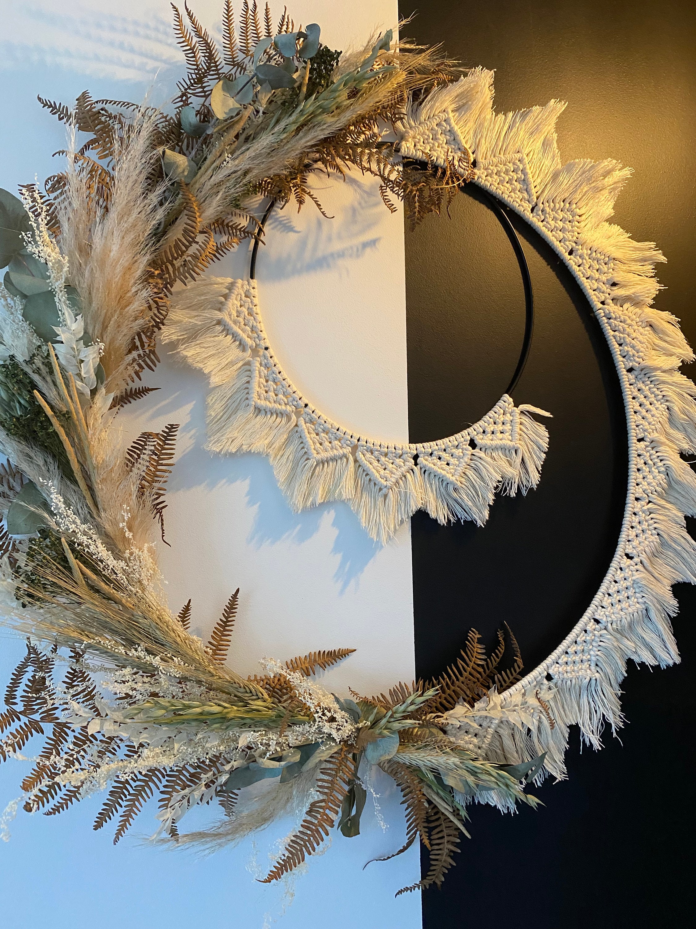 Couronne Fleurs Séchées Xl