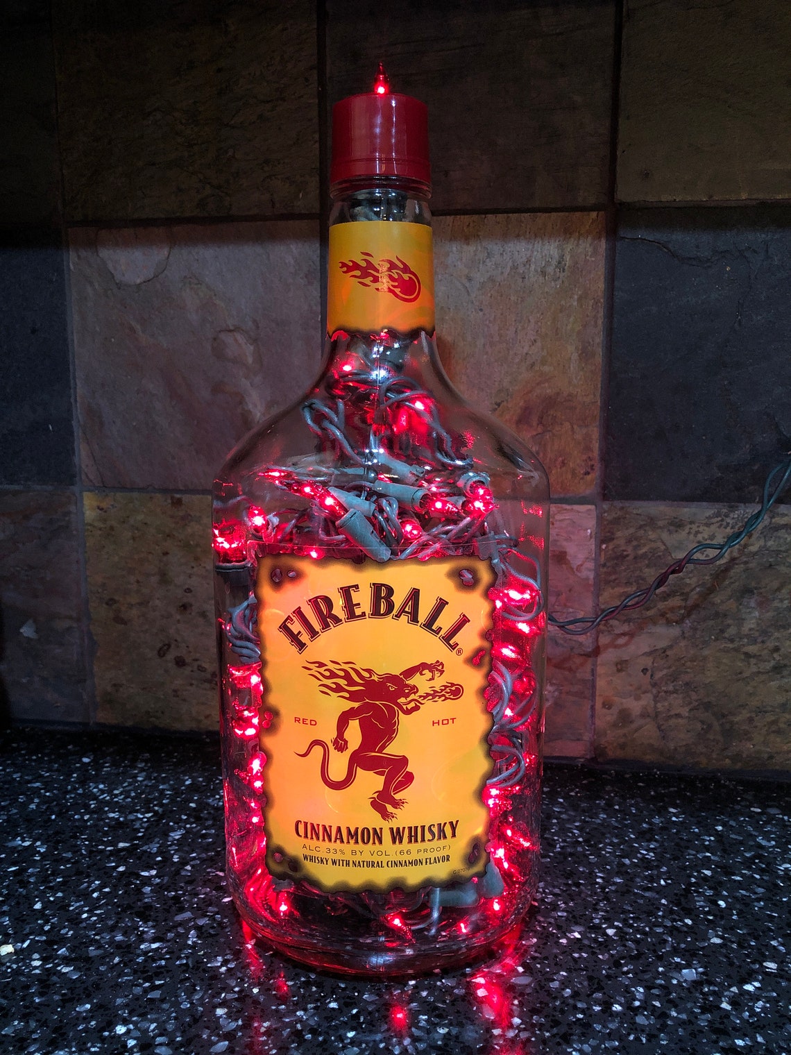 Large LightUp Alcohol Bottles Etsy