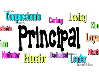 Principal, Principal PNG, Back to School, Instant Digital Download, Einfluss, Leader, Sublimation PNG, Digitale Datei