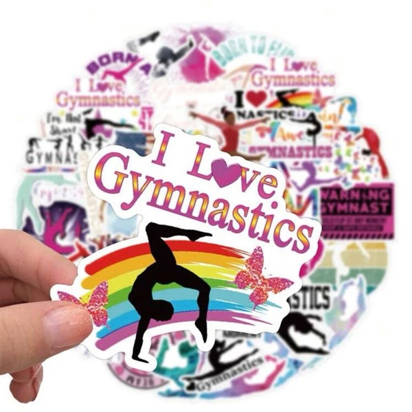 Gymnastics Sticker Etsy