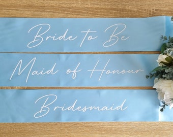 Personalised Sash for Hens Party/Birthday