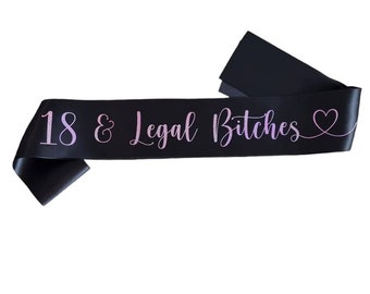 Personalised Sash for Hens Party/Birthday