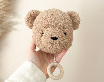 Spieluhr Bär Teddy handgemacht perfekt geeignet als Geschenk zur Geburt oder zur Babyparty