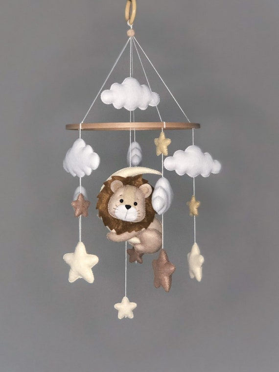 Mobile lit bébé - Mobile bebe jouets avec Crochet étoiles Lune