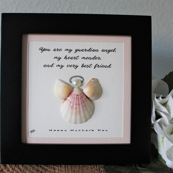 Mother's Day Gift, Sea Shell Angel, Gift for Mom