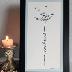 Prayers, Prayer Floral, Sending Prayers, Sea Glass Pebbles, Inspirational