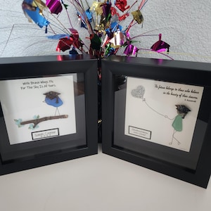 Graduation Gift, Sea Glass Art, Inspirational Art