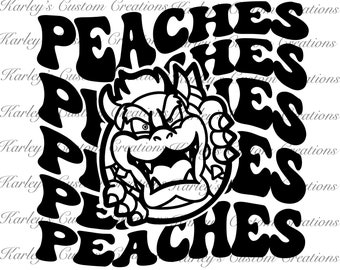 Super Mario Peaches Song SVG, The Super Mario Bros SVG