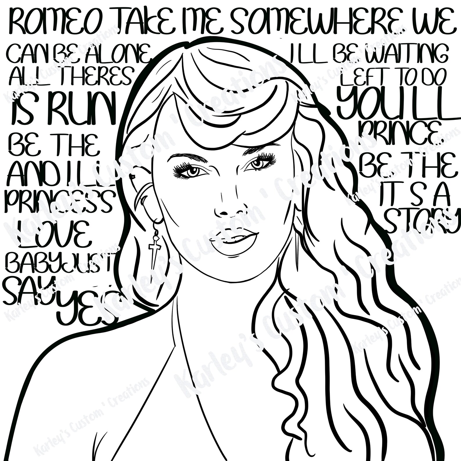 Taylor Swift Song SVG Love Story Svg Prince Princess Etsy