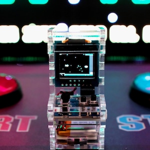 DIY Playable Mini Arcade With Games | 80s 90s Retro | Arduino Coding | Gift For Gamer | Rechargeable USB | Made in USA