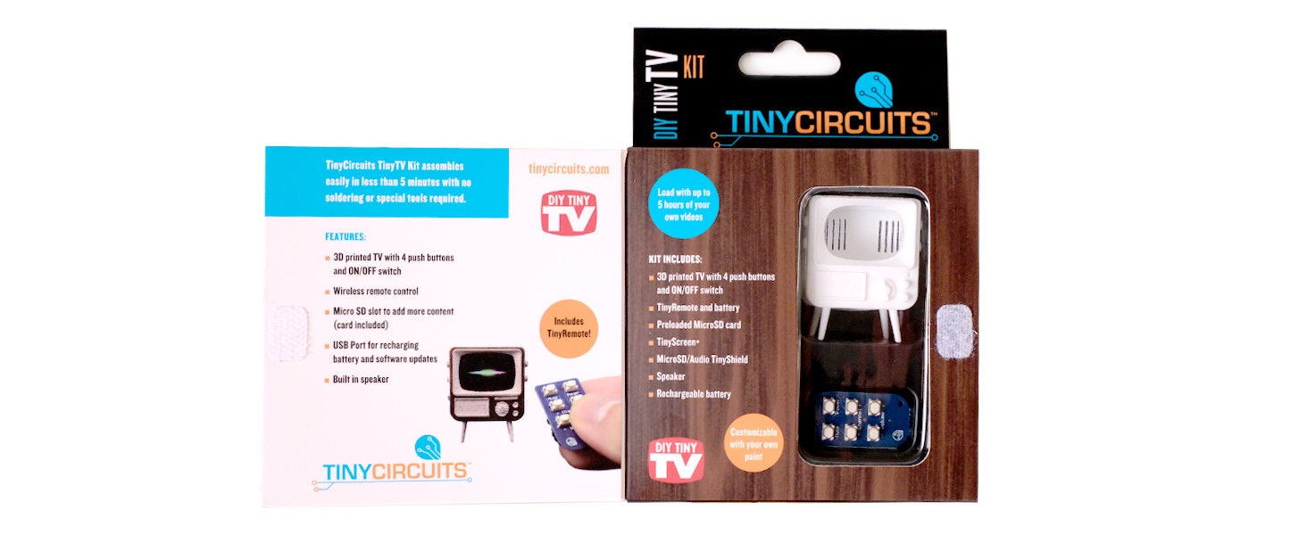 DIY Working Mini Vintage TV Kit With Remote | Custom Video
