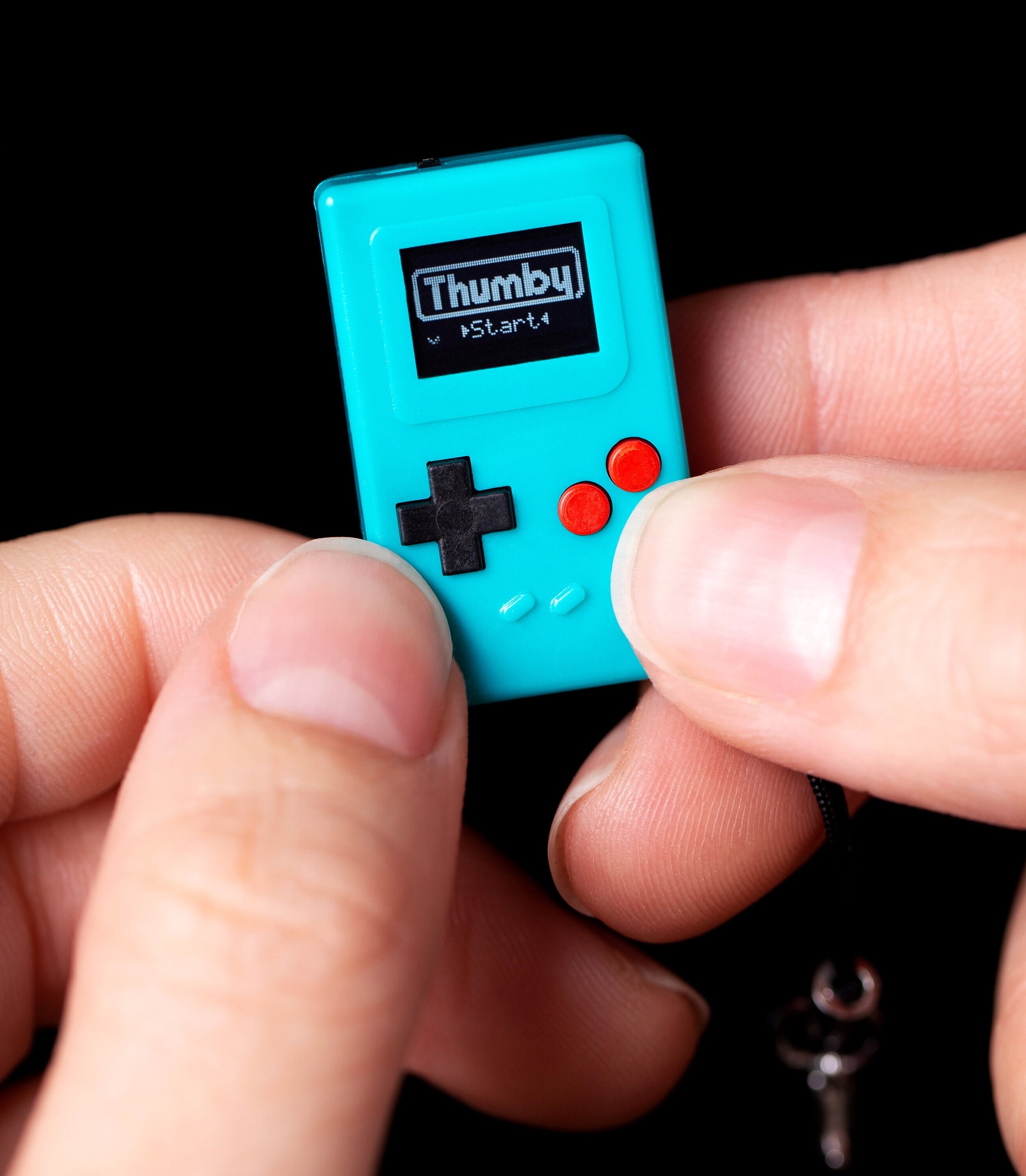 Thumby Miniature Playable Programmable Keychain Game Console