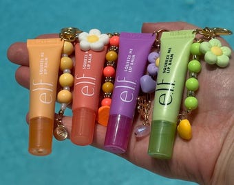 Lip Gloss Keychain Handmade | Lip Balm | Charms