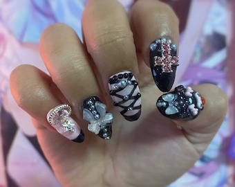 J-fashion Jirai Kei Press-on Nails