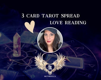 Tarot Reading, Three Card Spread, Single Questions, Accurate Love Relationship Reading, Divination Tools