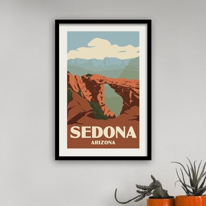 Sedona Arizona Poster - Devils Bridge Print