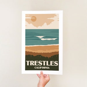 Trestles California Poster Surf Beach Print image 4