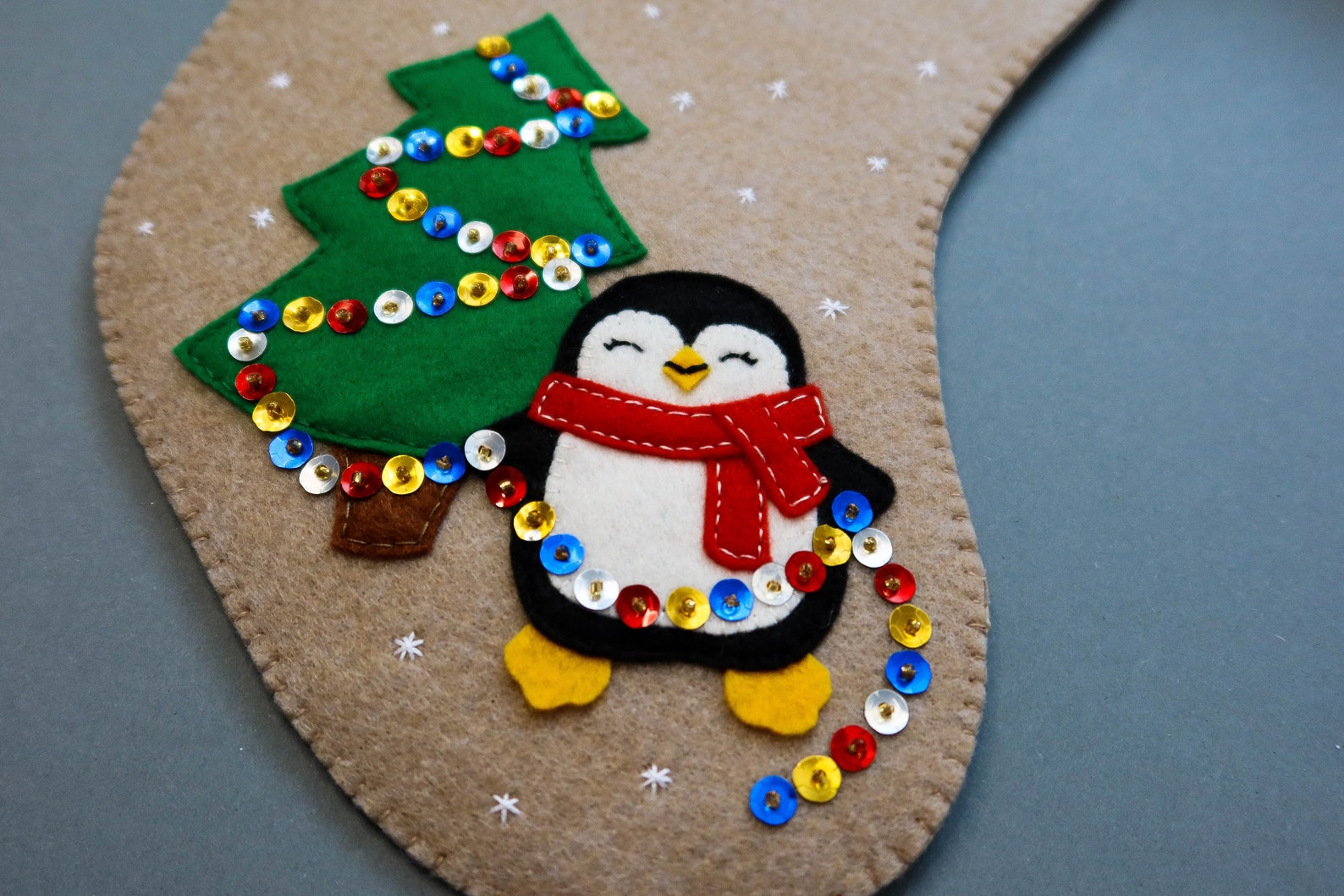 Christmas Stocking Sewing Pattern PDF SVG Felt Pattern Etsy