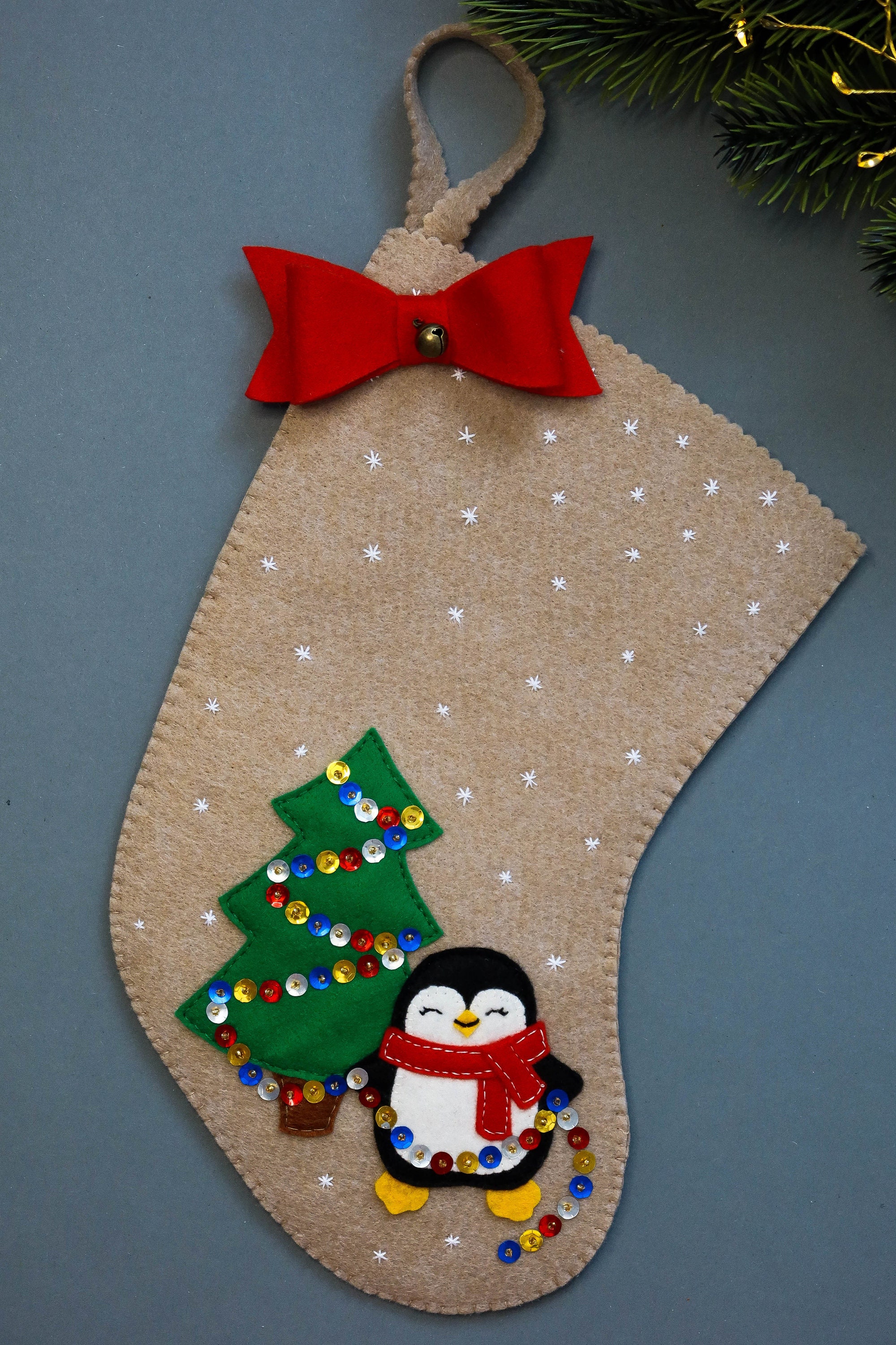 Christmas Stocking Sewing Pattern PDF SVG Felt Pattern Etsy