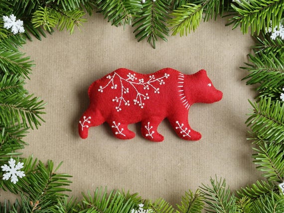 Santa Bear White Dolman Santa Bear White Dolman