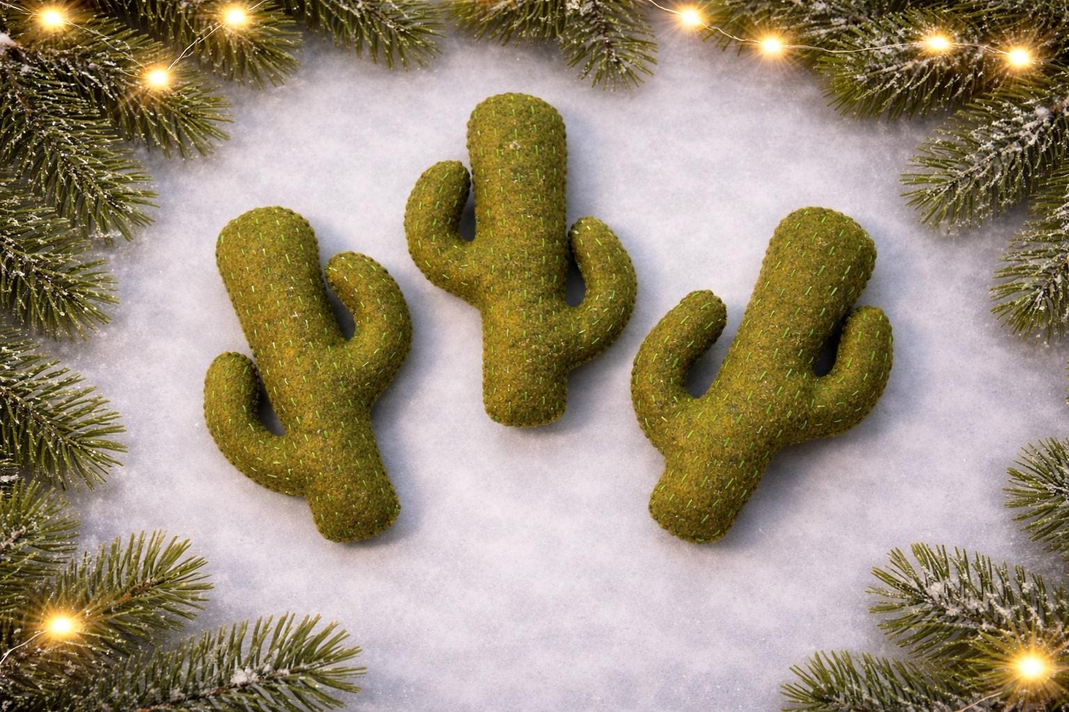 Kaktus girlande - Etsy.de