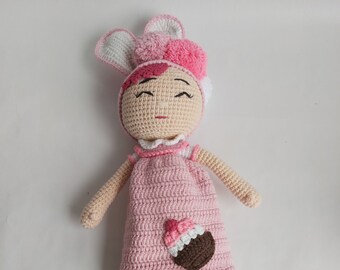 Amigurumi Crochet Big Bunny (Pink)