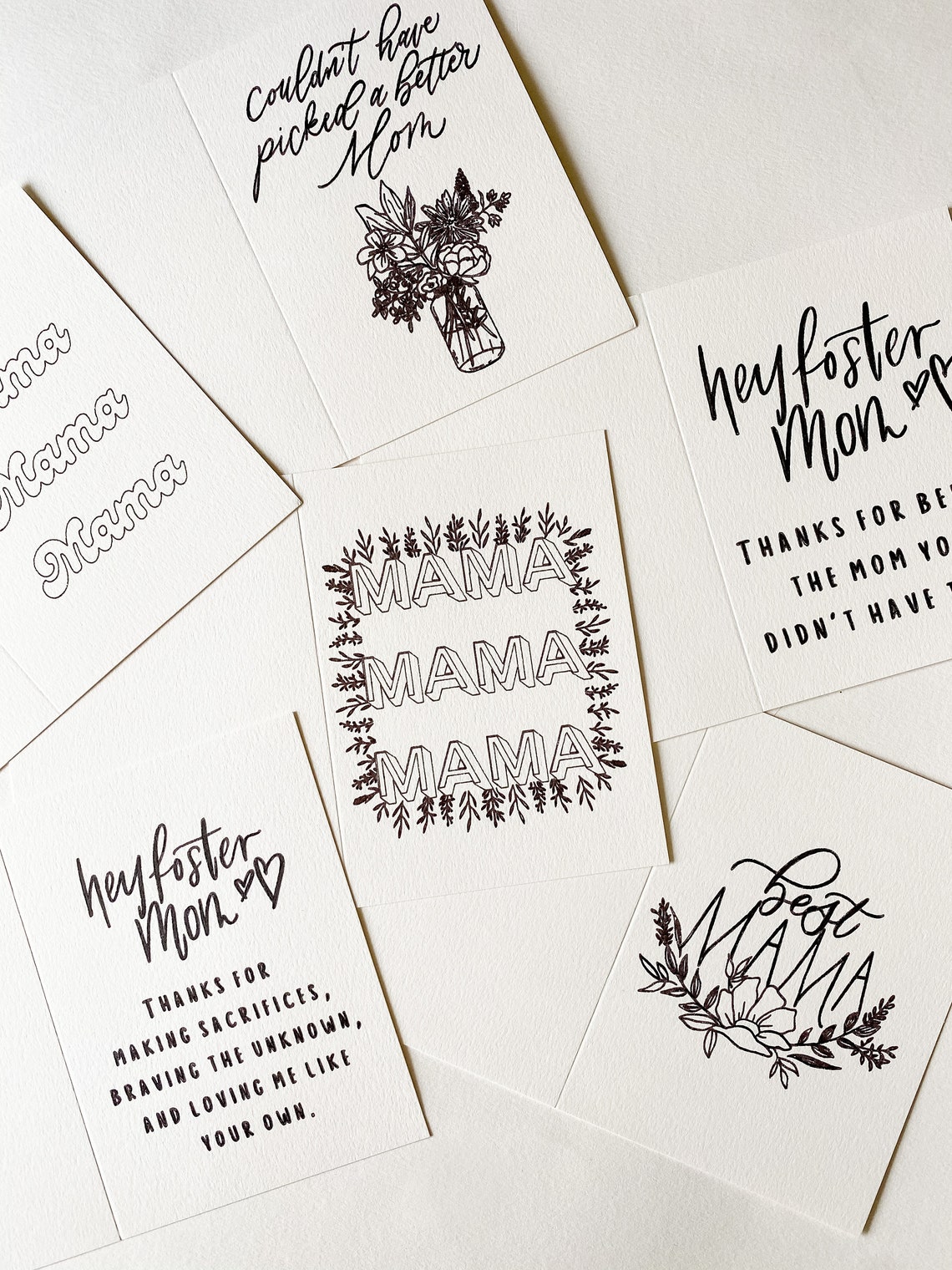 Foster Mom Card Foster Care Card Greeting Card with Etsy