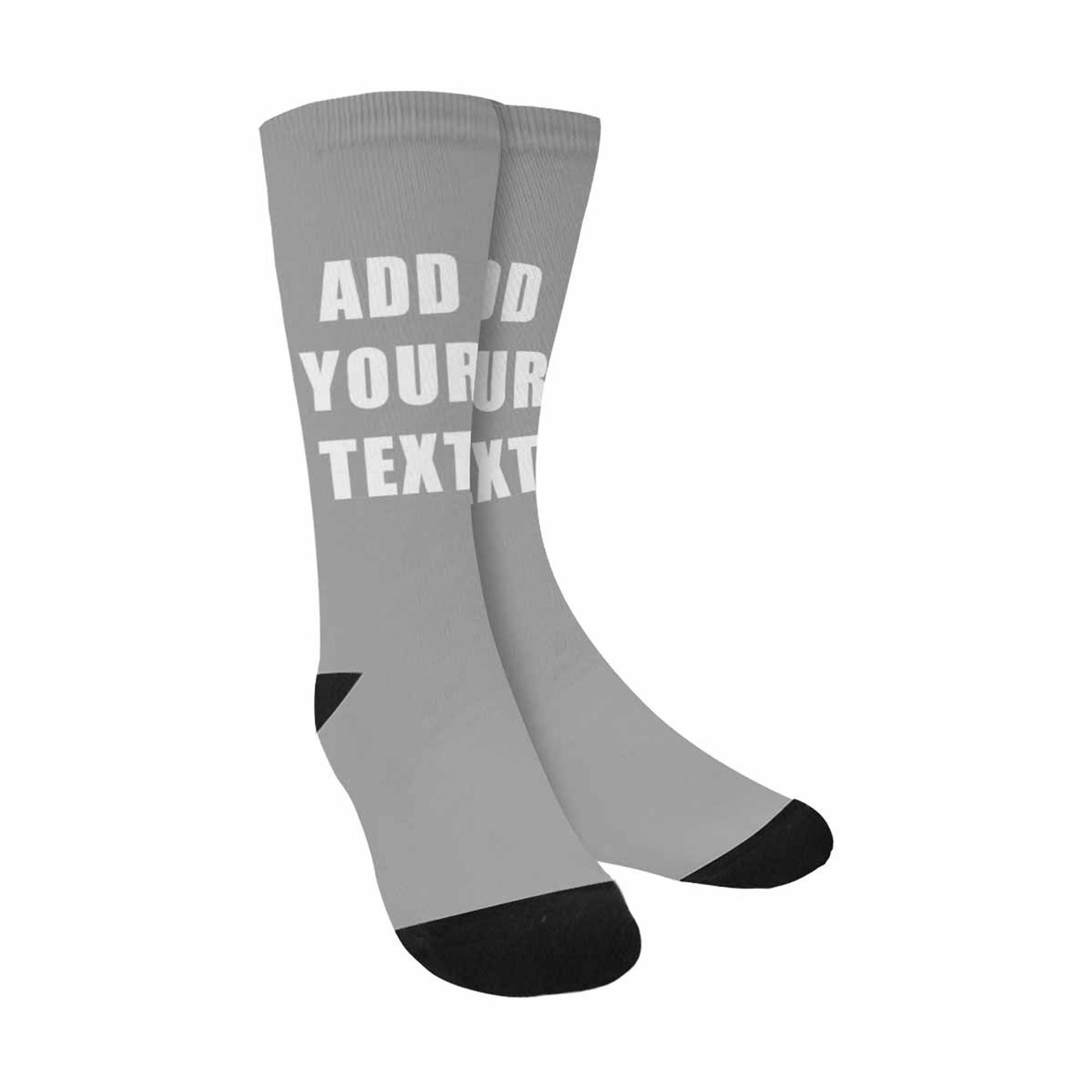 Personalized Socks Custom Printed for Men Add Your Text Custom Etsy