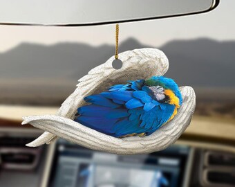 New 2020 Porcelain Moon and Back Parrot Christmas ornaments.