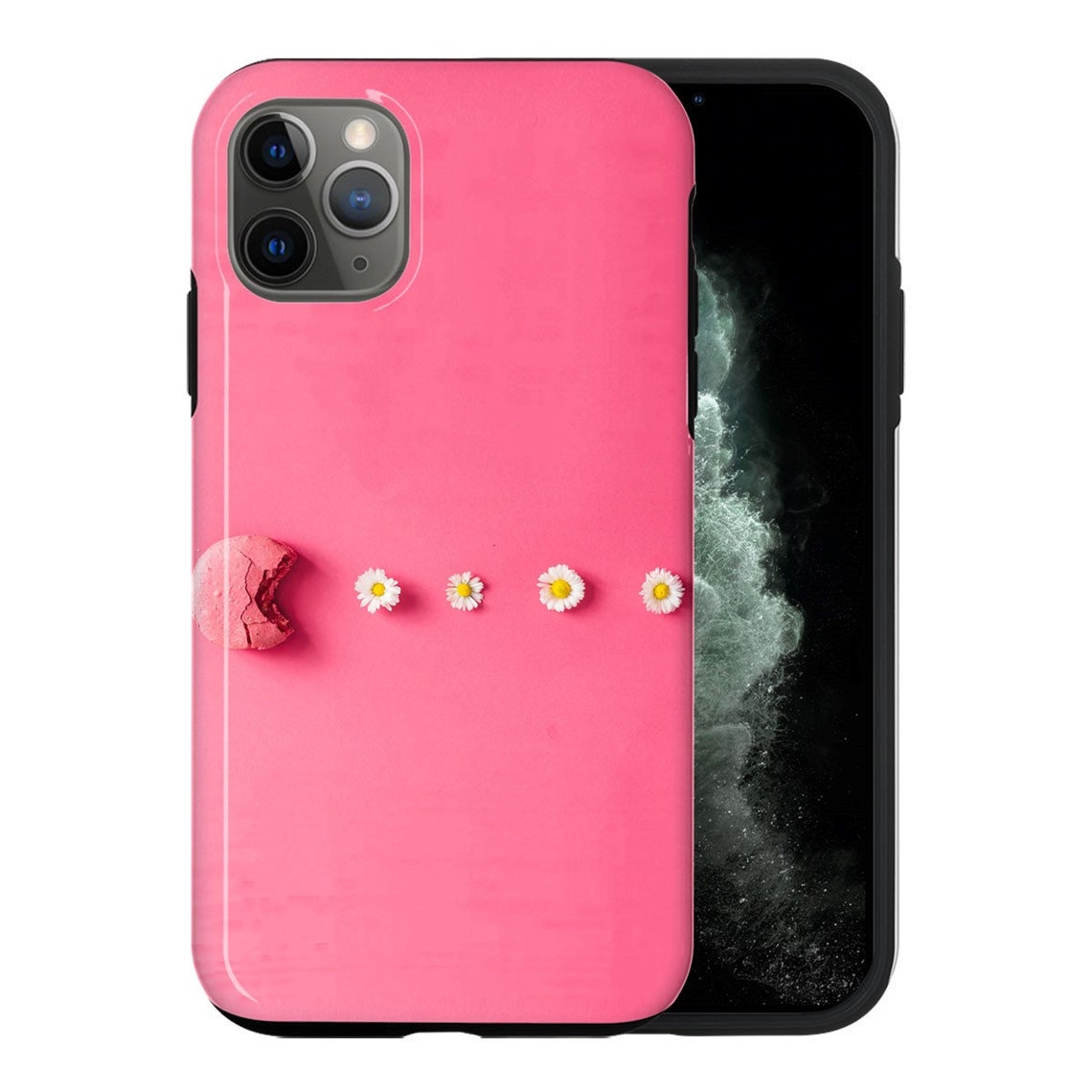 Pink Flower Phone Case Abstract Art Protective Cover For Etsy