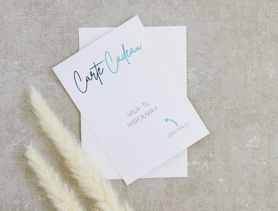 Scratch card voucher with personal message I Personalizable Etsy