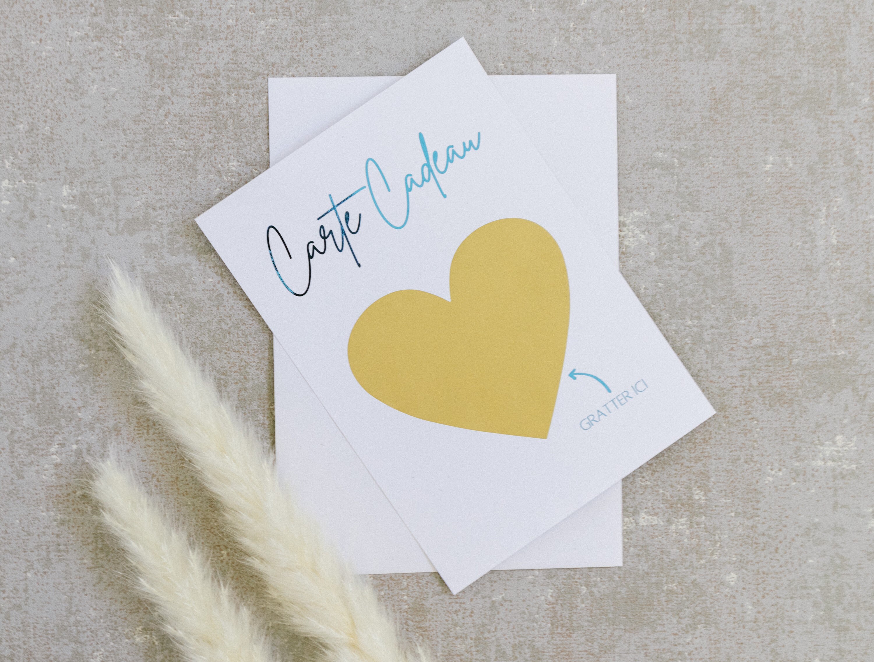 Scratch card voucher with personal message I Personalizable Etsy