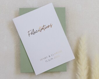 Carte Voeux Mariage Etsy