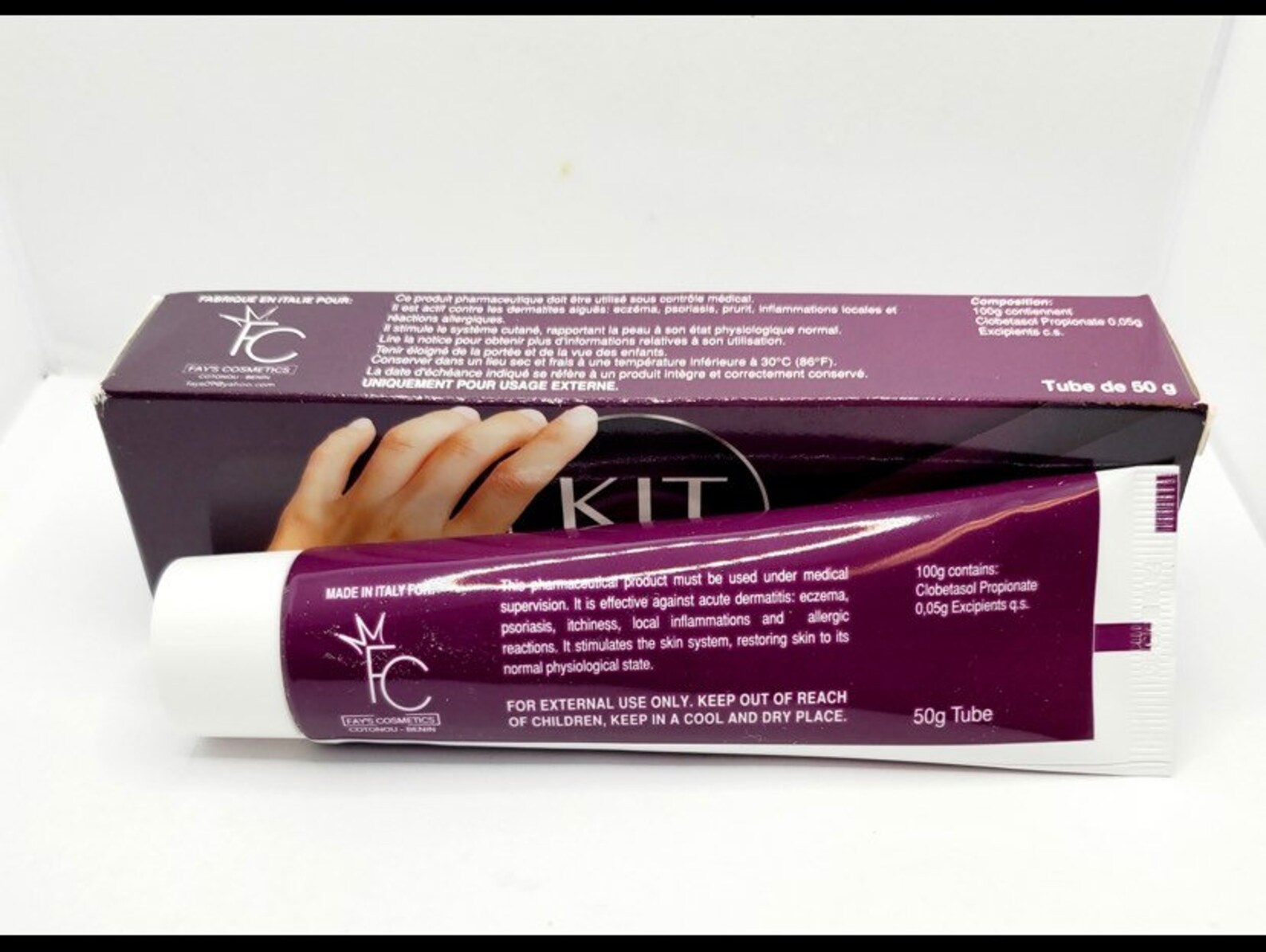 1x Abebi white kit Quinto cream Clears dark knuckles elbows Etsy