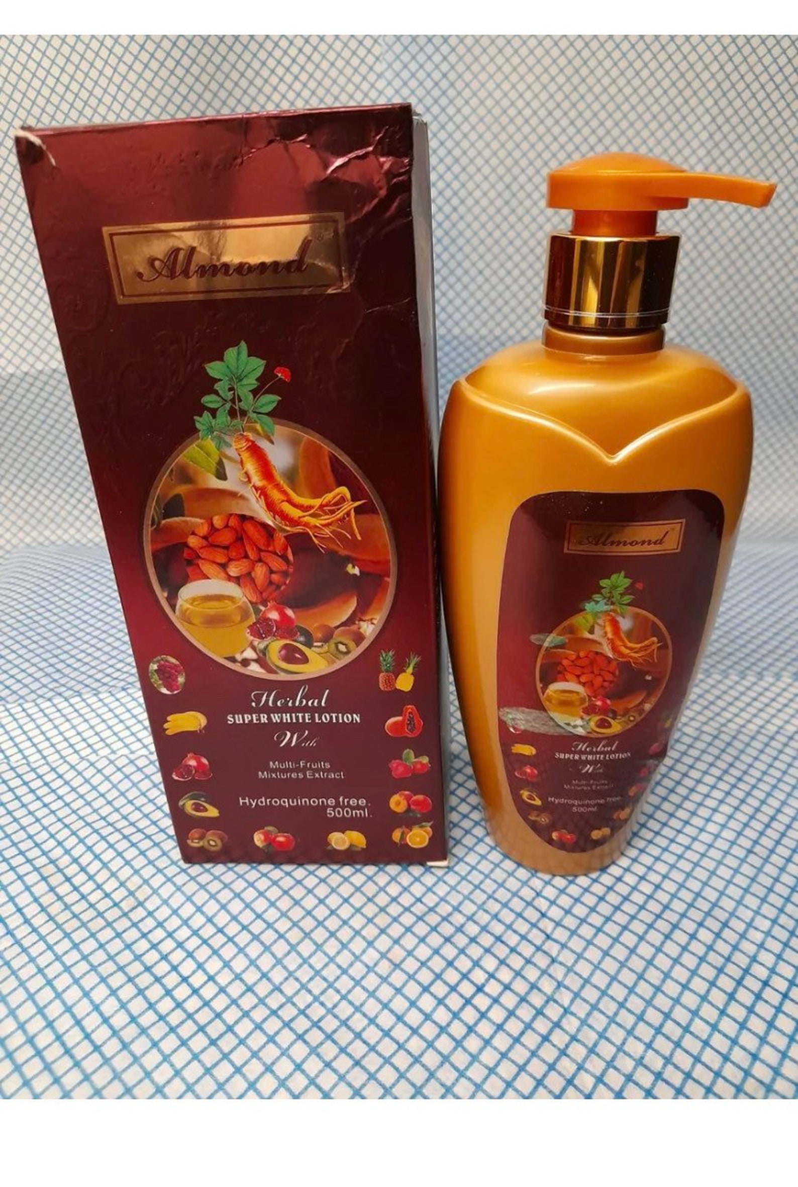 almond white lotion