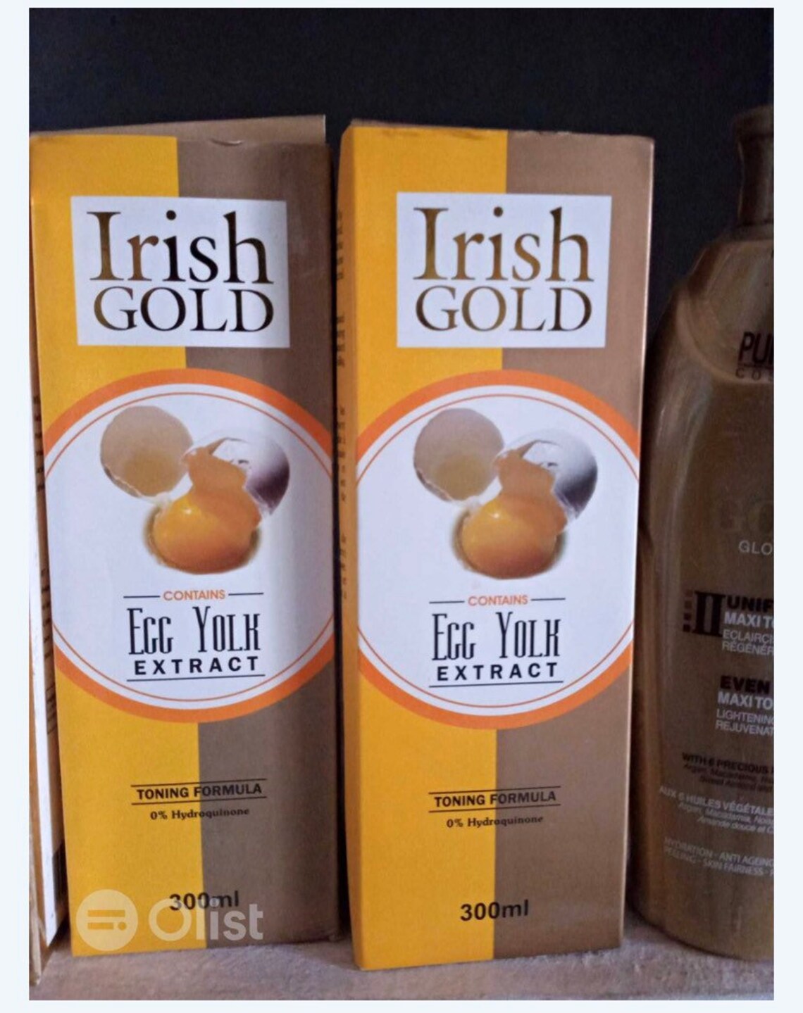 Irish gold toning formula with egg yolk lotions Etsy